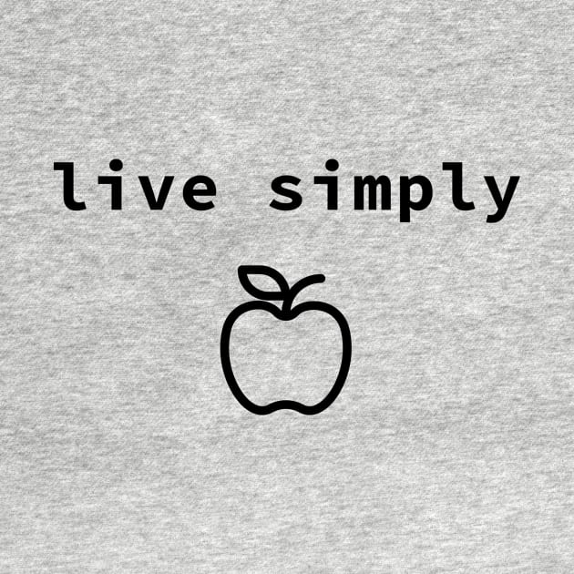 live simply by sloganeerer